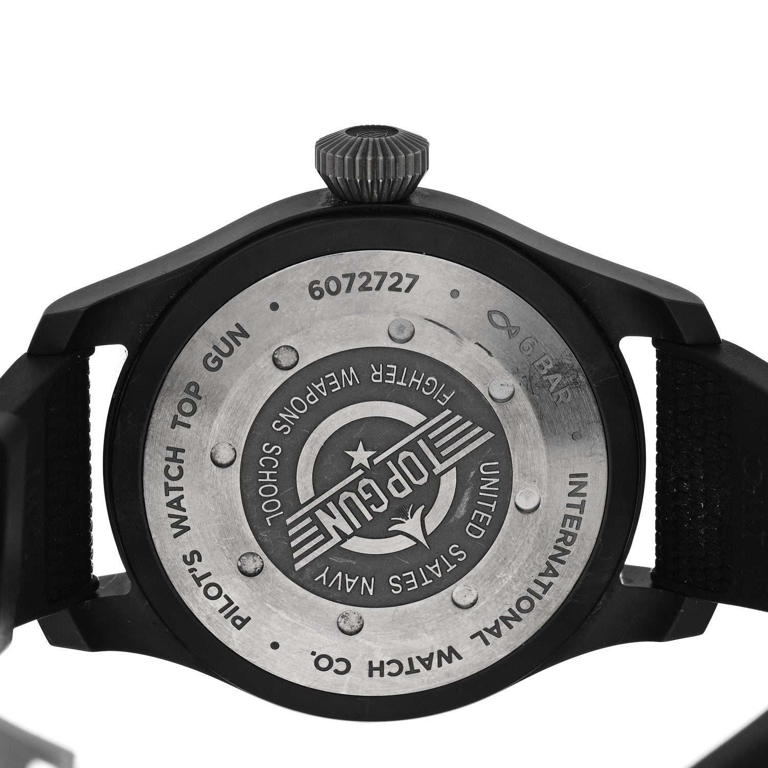 IWC Ceramic Nylon 46mm Top Gun Edition Big Pilot Automatic Watch Black IW502001 4 of 5