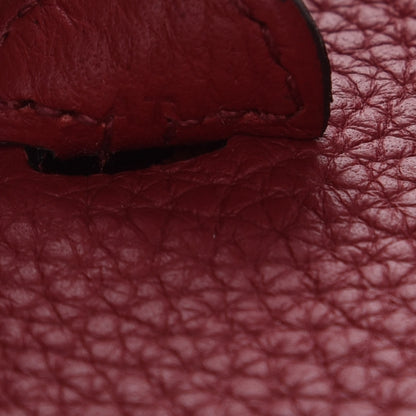 Hermes Taurillon Clemence Evelyne TPM Rouge Grenat 6 of 8