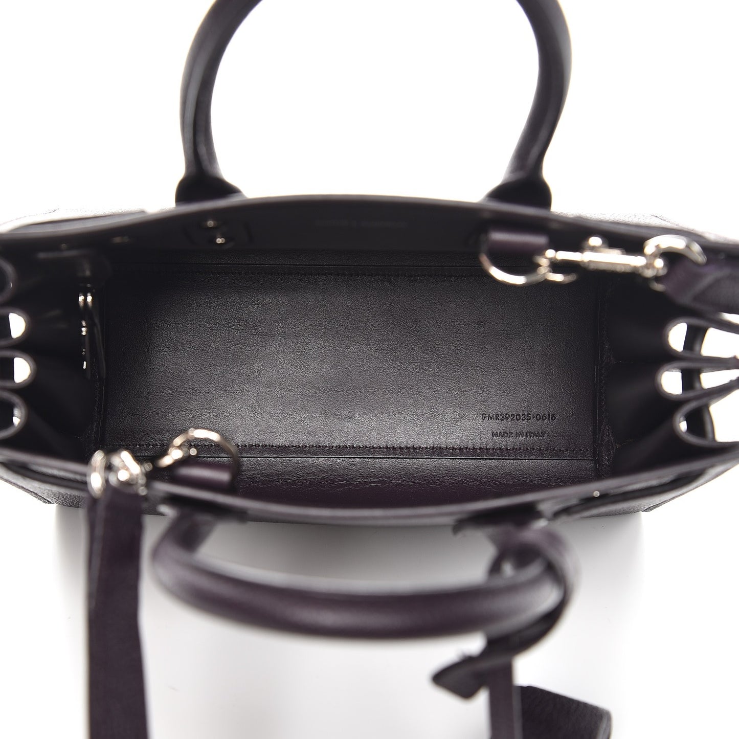 Grained Calfskin Nano Sac De Jour Armaranto