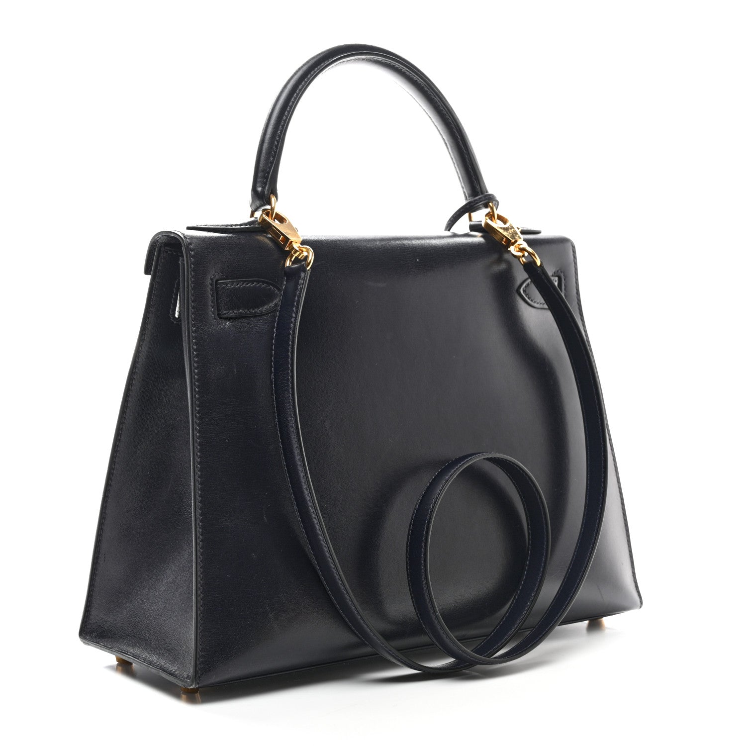 Hermes Box Kelly Sellier 28 Bleu Marine 2 of 11