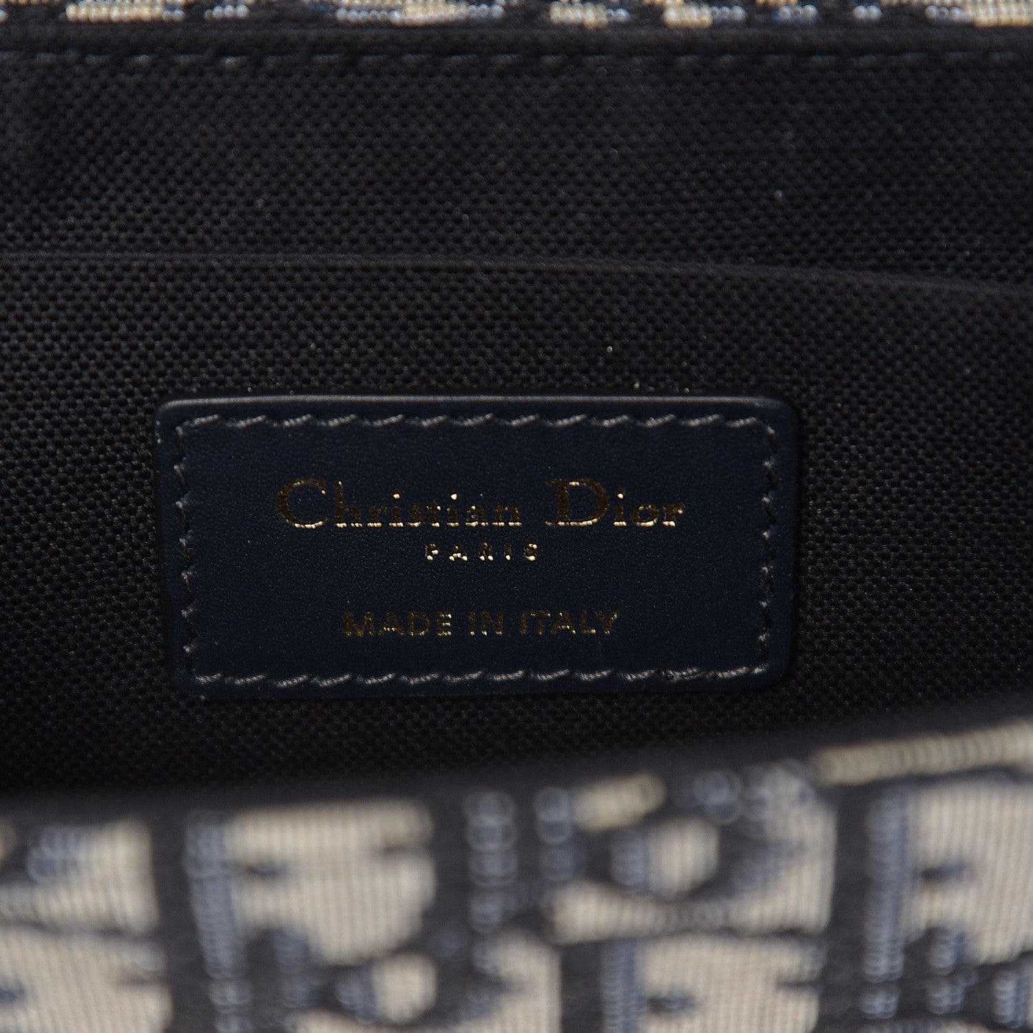 Christian Dior Oblique 30 Montaigne Box Bag Blue 5 of 9