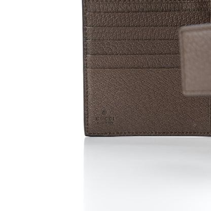 Gucci GG Supreme Monogram Web Ophidia French Flap Wallet Beige New Acero 6 of 7