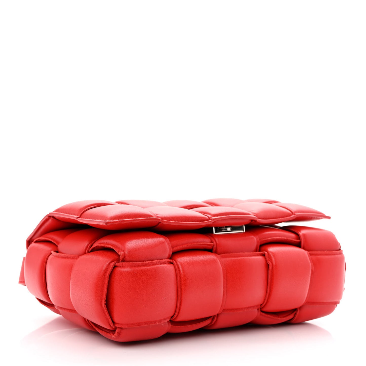 Nappa Maxi Intreccio Padded Cassette Crossbody Bag Firework