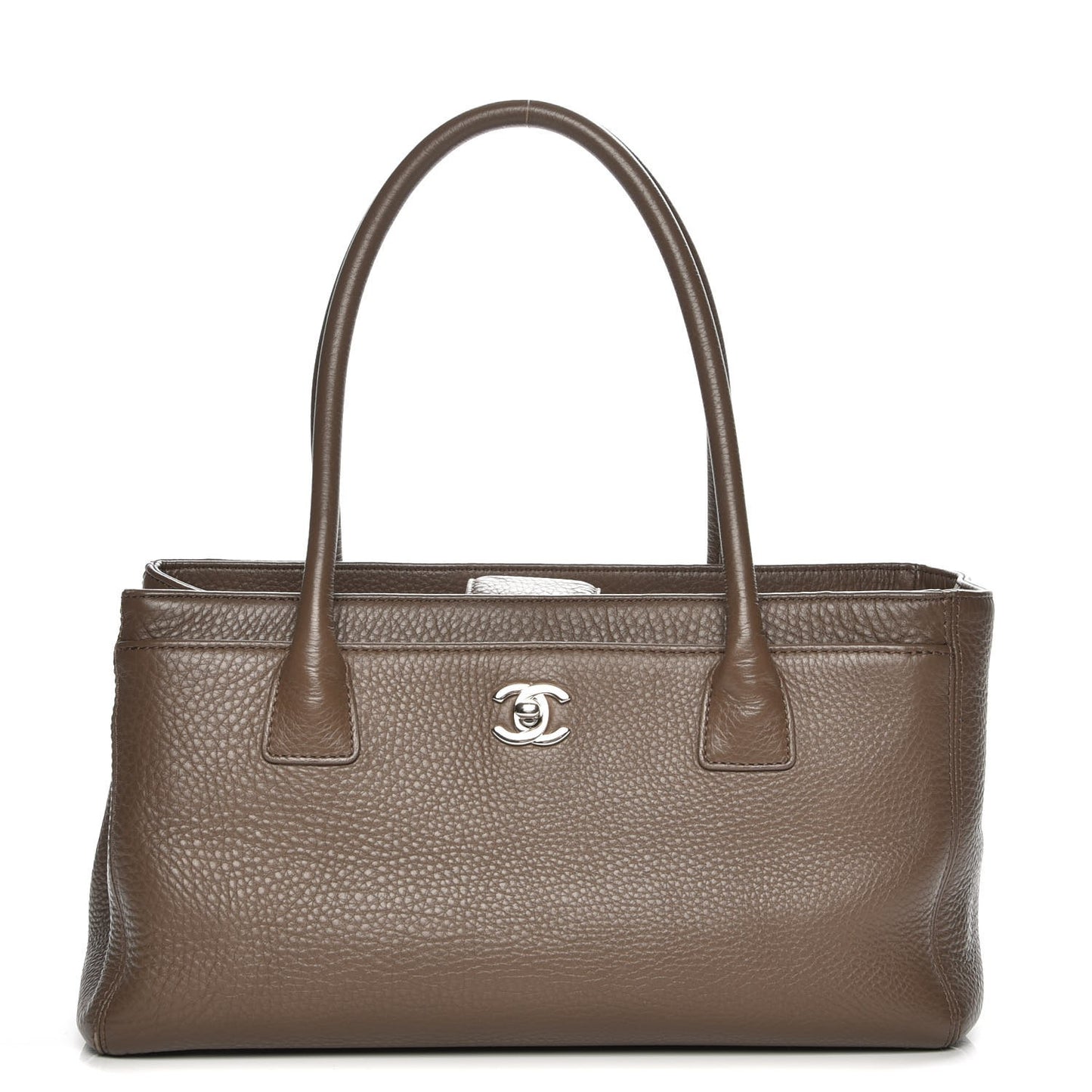 Deerskin Small Cerf Shopper Tote Brown