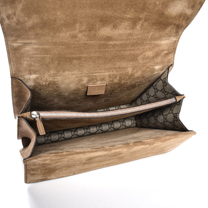 Gucci GG Supreme Monogram Medium Dionysus Shoulder Bag Taupe 5 of 11