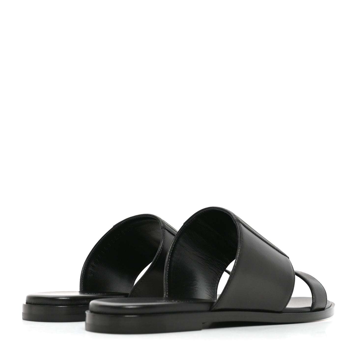 Calfskin Mona Sandals 36.5 Black