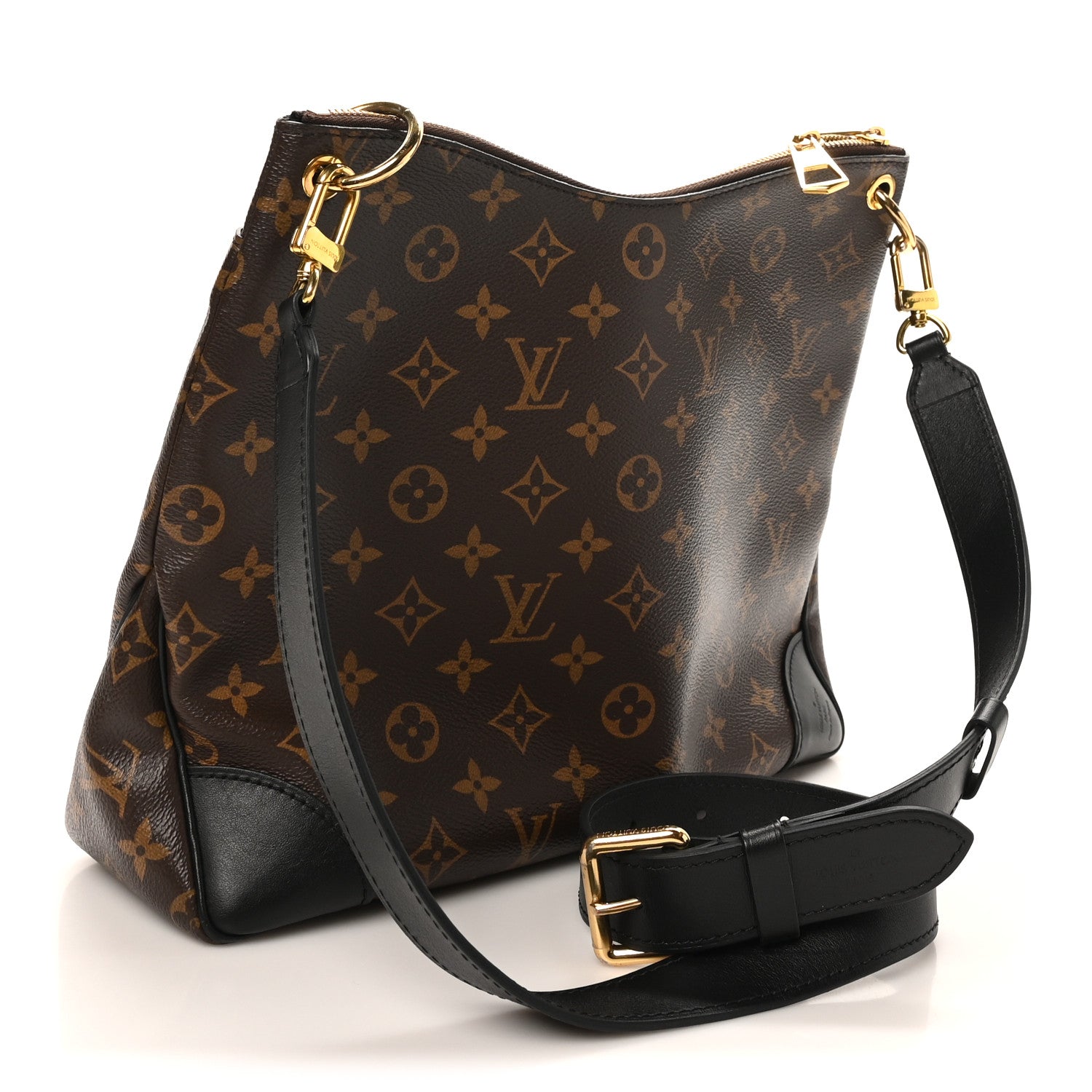 Louis Vuitton Monogram Odeon MM Black 3 of 9