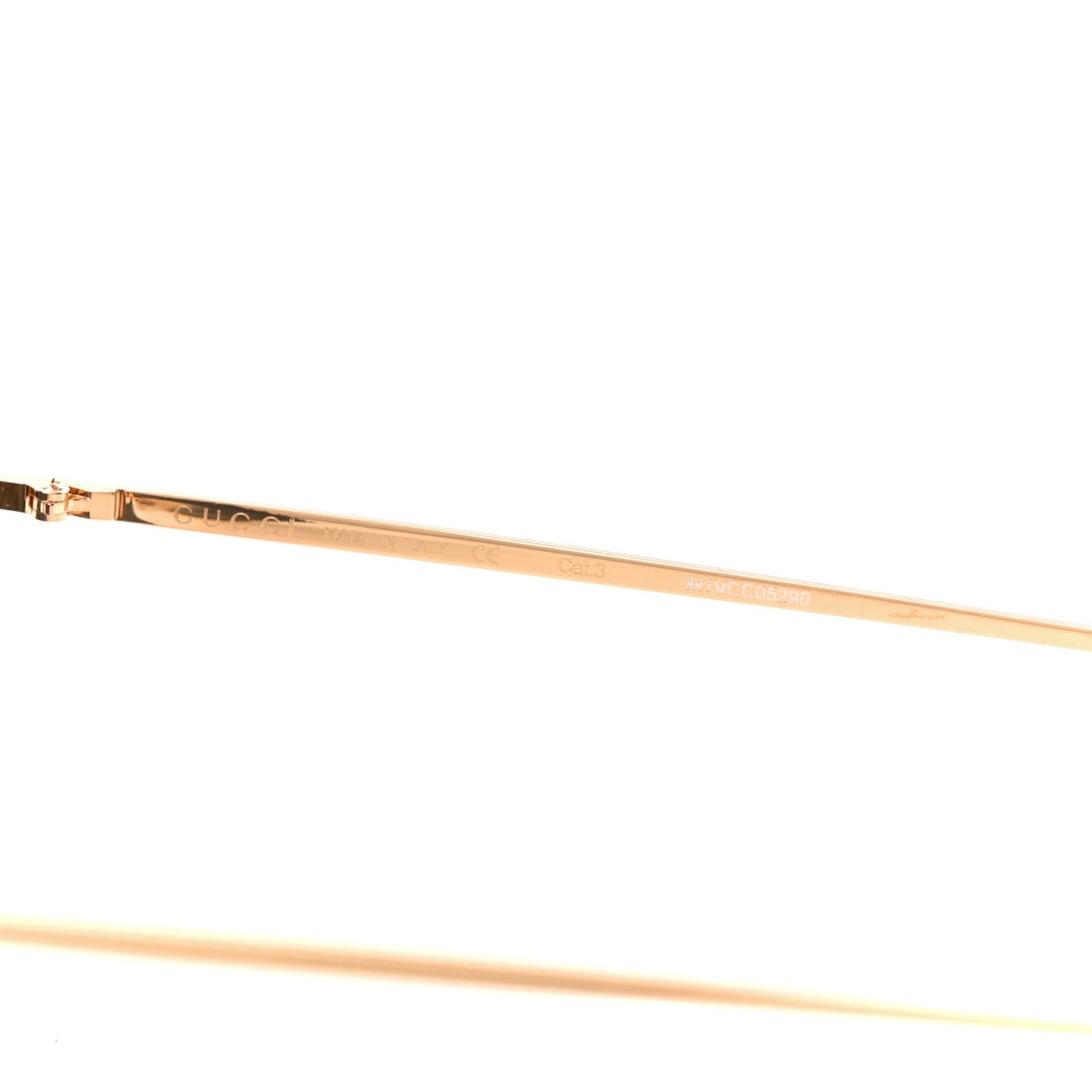 Square Frame GG0437SA Sunglasses Gold