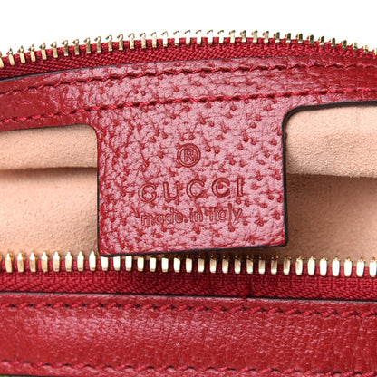 Gucci GG Supreme Monogram Flora Web Medium Ophidia Boston Red 6 of 12