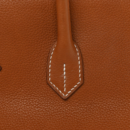 Hermes Natural Barenia Faubourg Birkin 35 Fauve 13 of 15