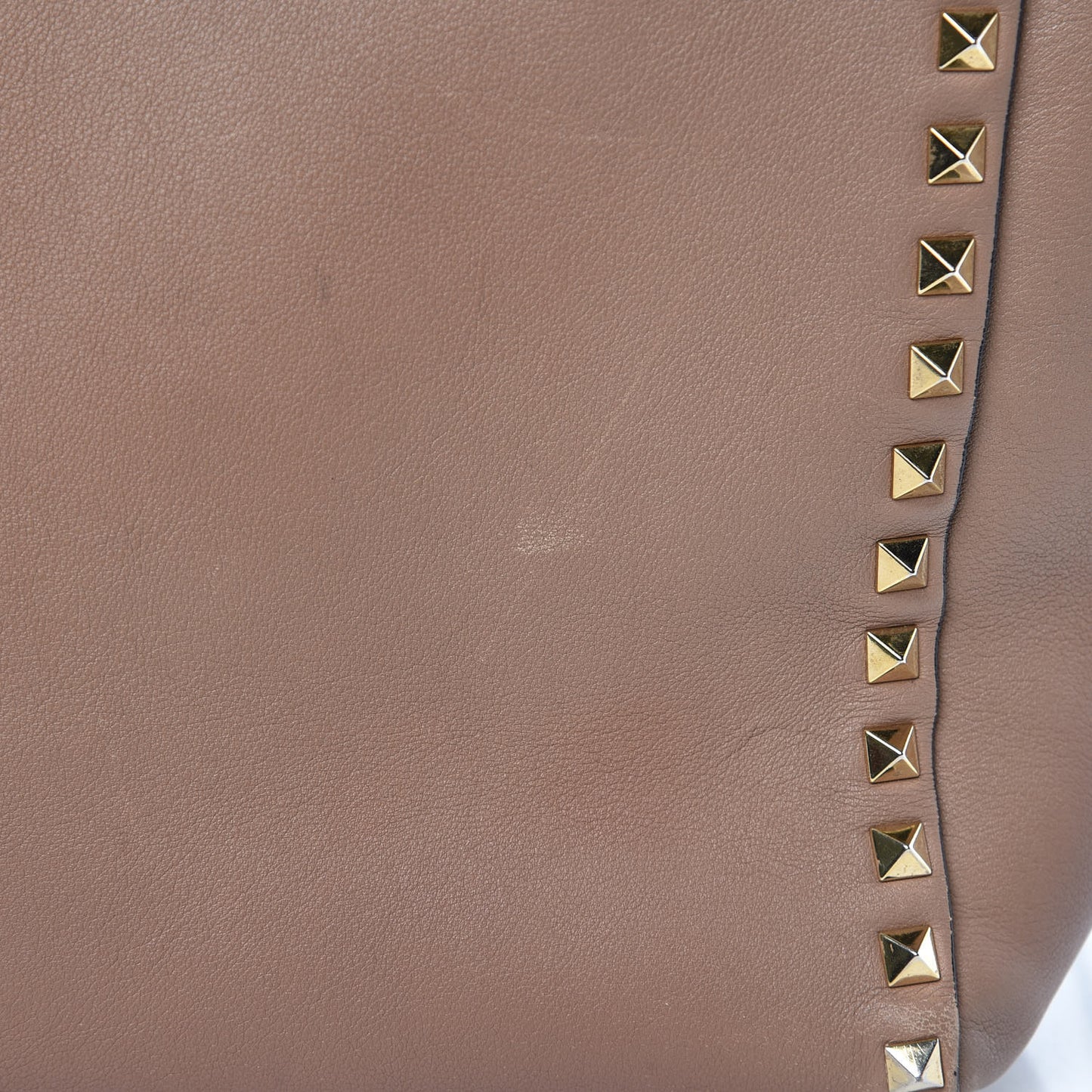 Vitello Rockstud Double Handle Tote Alpaca