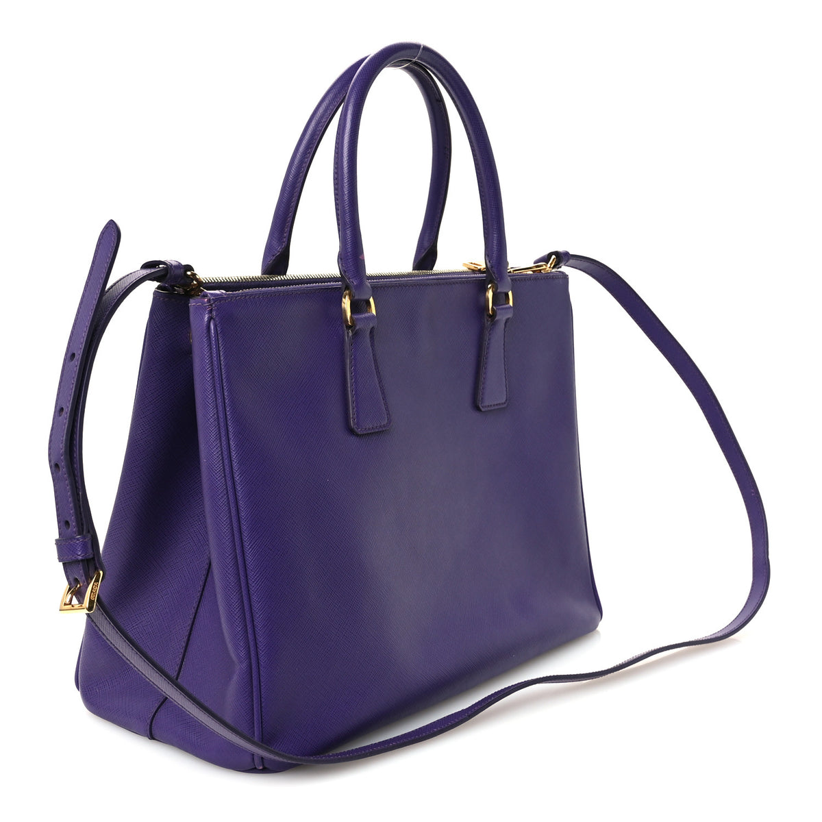 Prada Saffiano Medium Galleria Double Zip Tote Viola 3 of 13