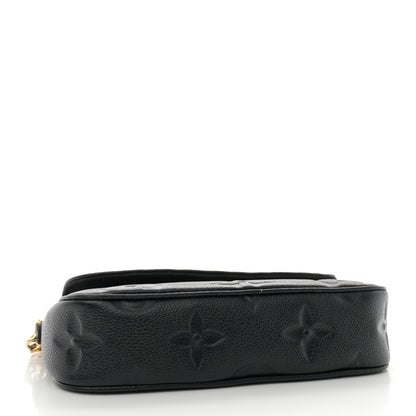 Louis Vuitton Empreinte Monogram Giant Ivy Wallet On Chain Black 4 of 10