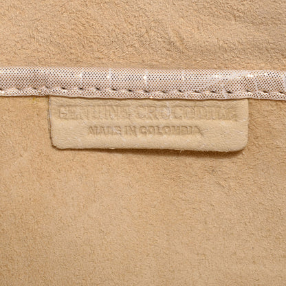 Nancy Gonzalez Crocodile Convertible Clutch Gold 7 of 7