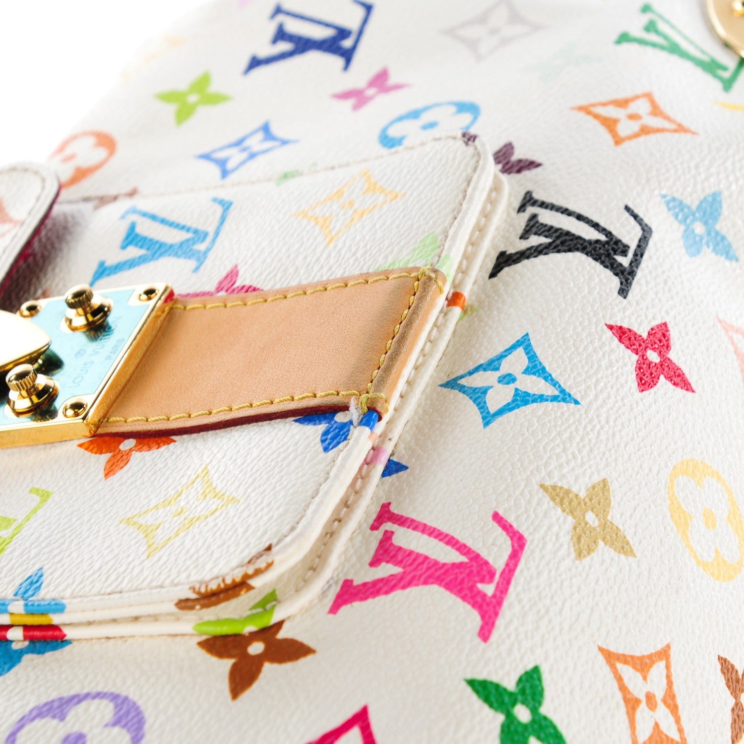 Louis Vuitton Monogram Multicolor Speedy 30 White 9 of 9