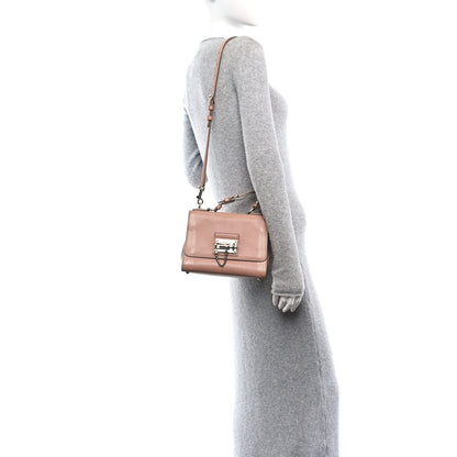 Dolce & Gabbana Lizard Calfskin Embossed Small Monica Top Handle Bag Pink 2 of 9