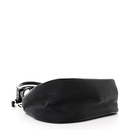 Prada Re-Nylon Spazzolato Re-Edition 2002 Moon Bag Black 4 of 10