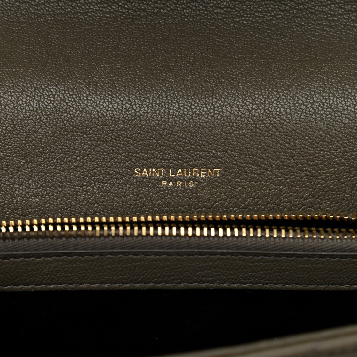 Sheepskin Matelasse Chevron Monogram Medium College Bag Seaweed