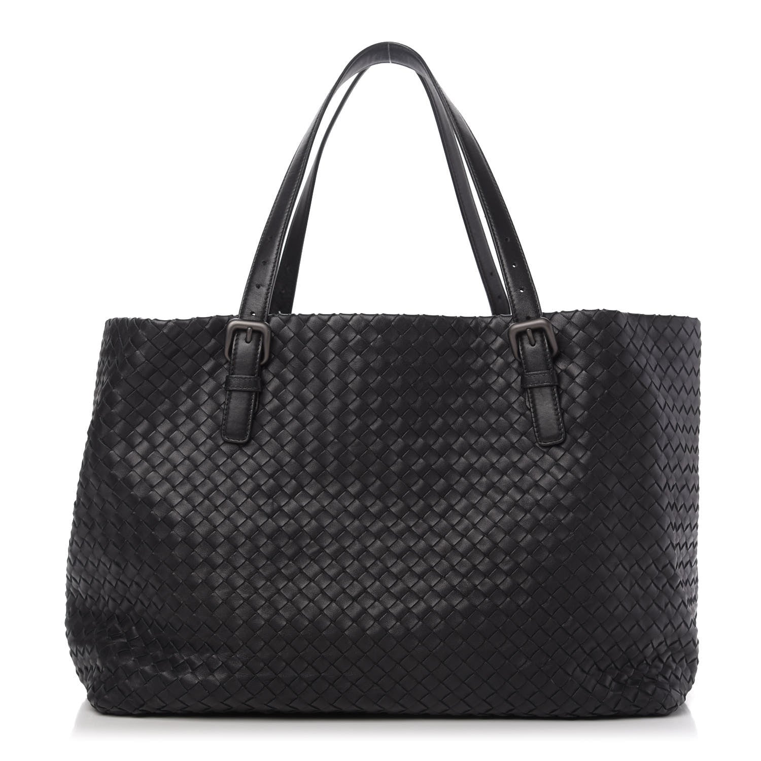 Bottega Veneta Nappa Intrecciato Large Seamless Tote Black 1 of 10