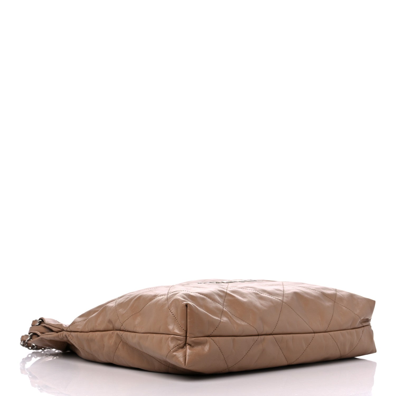 Chanel Shiny Calfskin Quilted Chanel 22 Dark Beige 5 of 10