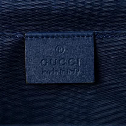 Gucci Calfskin Homeric Garden Print Portfolio Blue 6 of 9