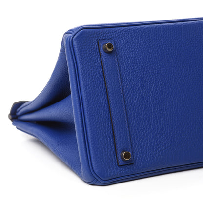 Hermes Togo Birkin 35 Bleu Electrique 6 of 10