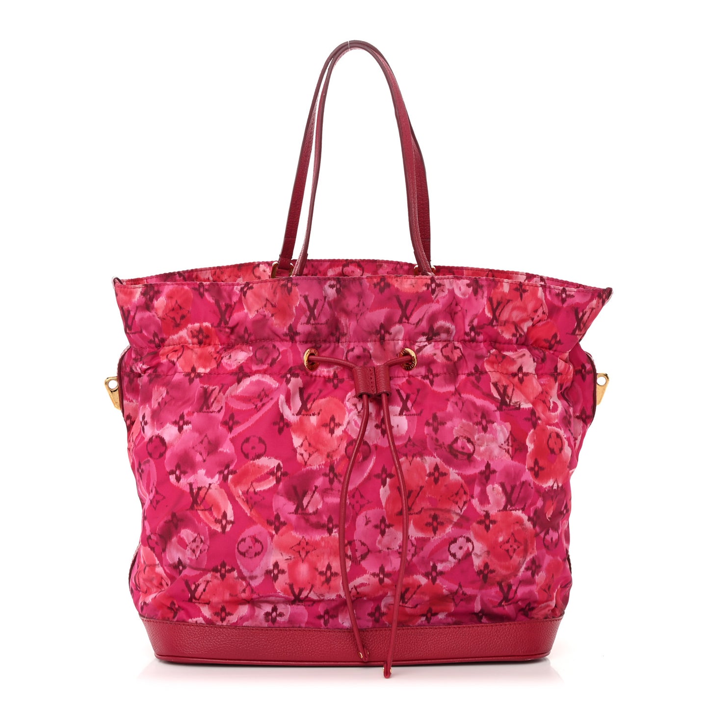 Nylon Monogram Ikat Noefull MM Rose Indien