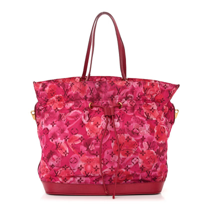 Louis Vuitton Nylon Monogram Ikat Noefull MM Rose Indien 1 of 19