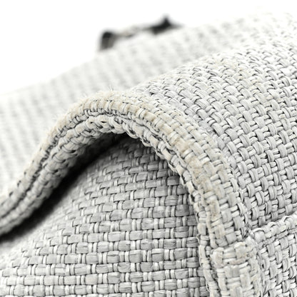 Chanel Woven Straw Raffia Small Deauville Tote Grey 10 of 10