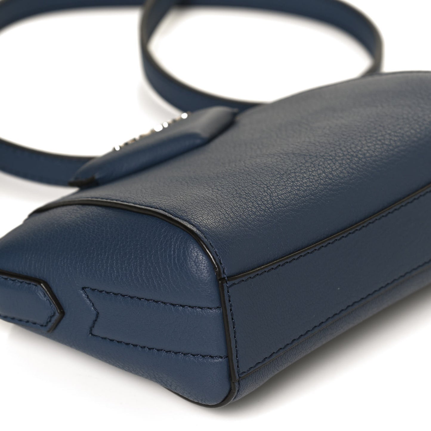 Sugar Goatskin Nano Antigona Midnight Blue