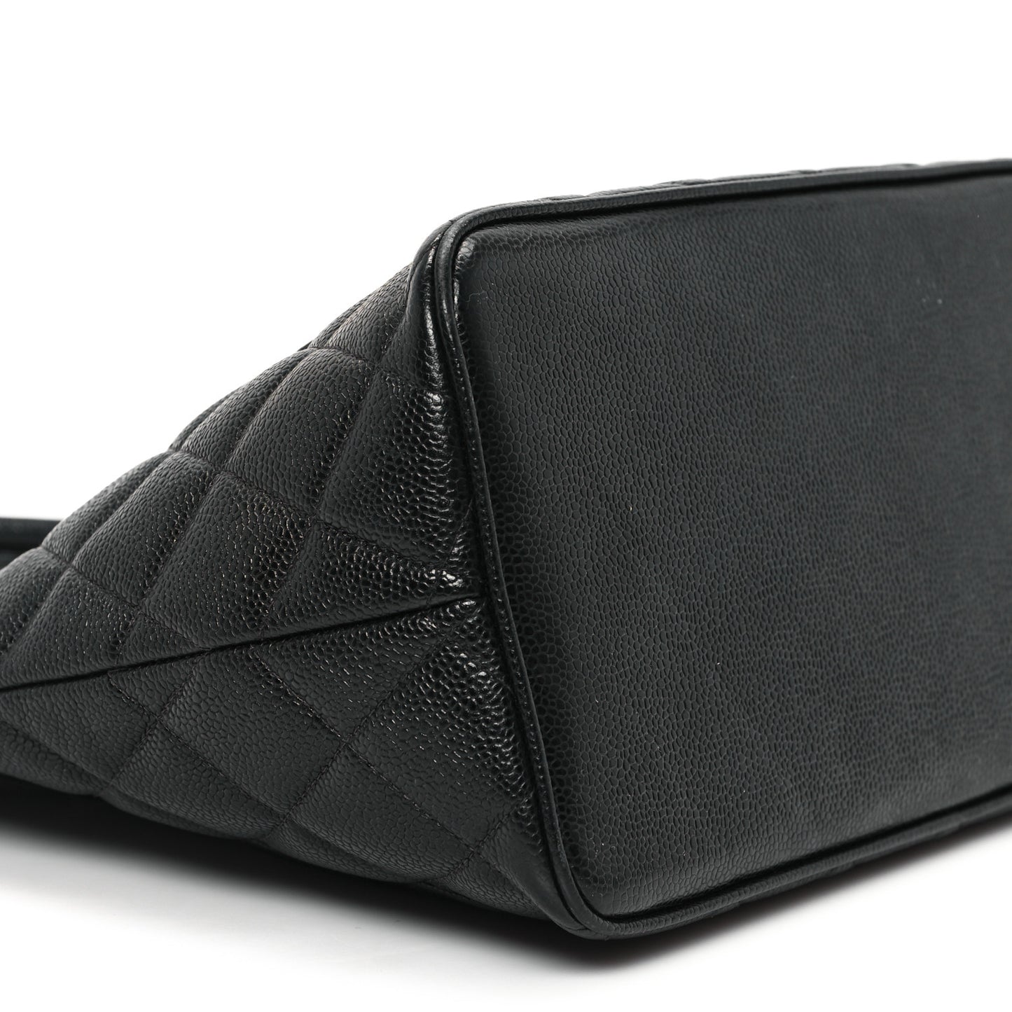 Caviar Quilted Medallion Tote Black
