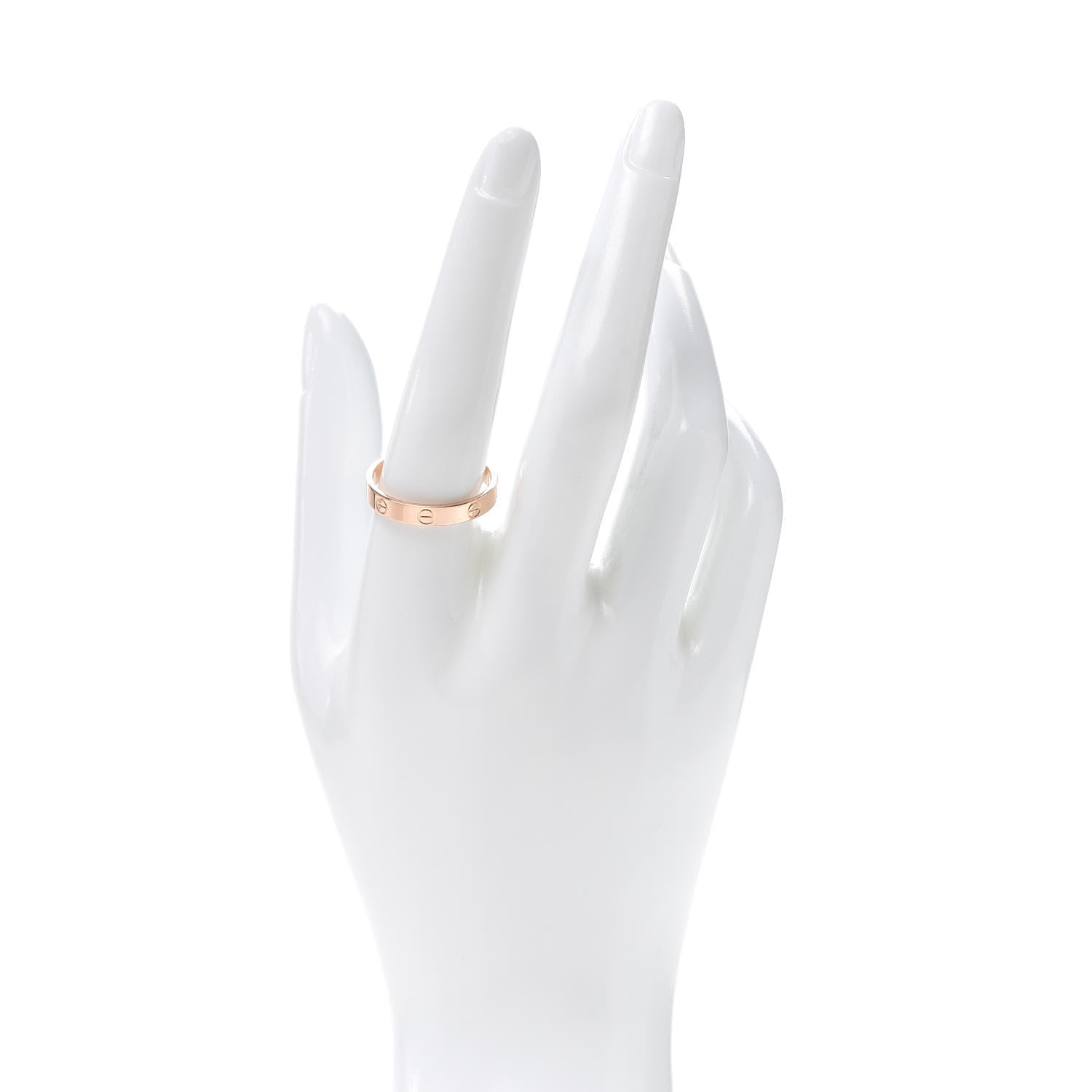 Cartier 18K Pink Gold 3.5mm LOVE Wedding Band Ring 61 9.5 2 of 4