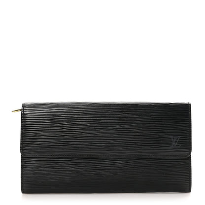 Louis Vuitton Epi Sarah Wallet Black 1 of 8
