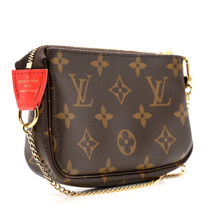 Louis Vuitton Monogram 2020 Christmas Animation Bumper Cars Mini Pochette Accessories Coquelicot 3 of 8