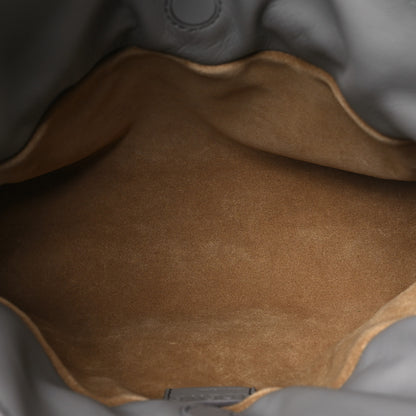 Loewe Calfskin Mini Flamenco Knot Clutch Clutch Pearl Grey 5 of 10