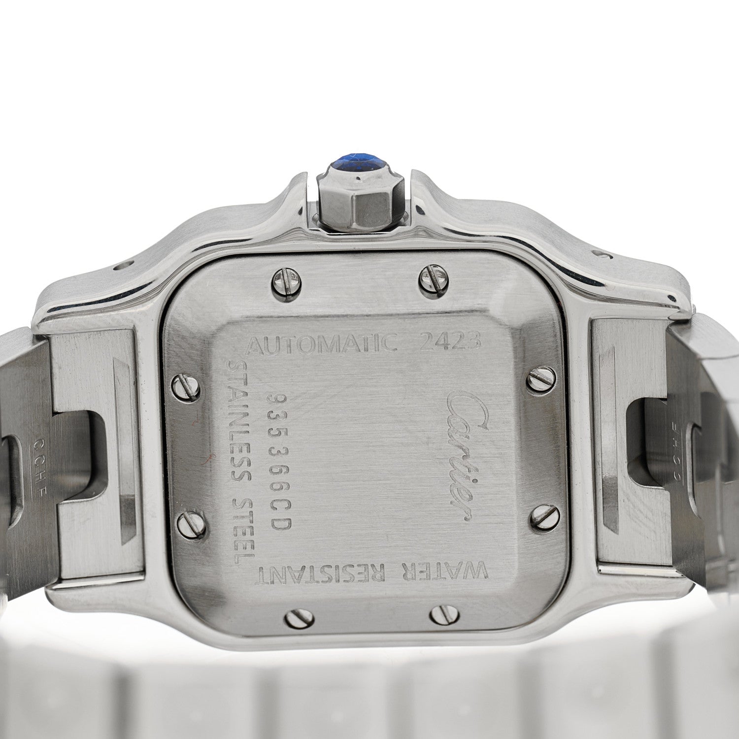 Cartier Stainless Steel 24mm Santos de Cartier Galbee Automatic Watch 4 of 4