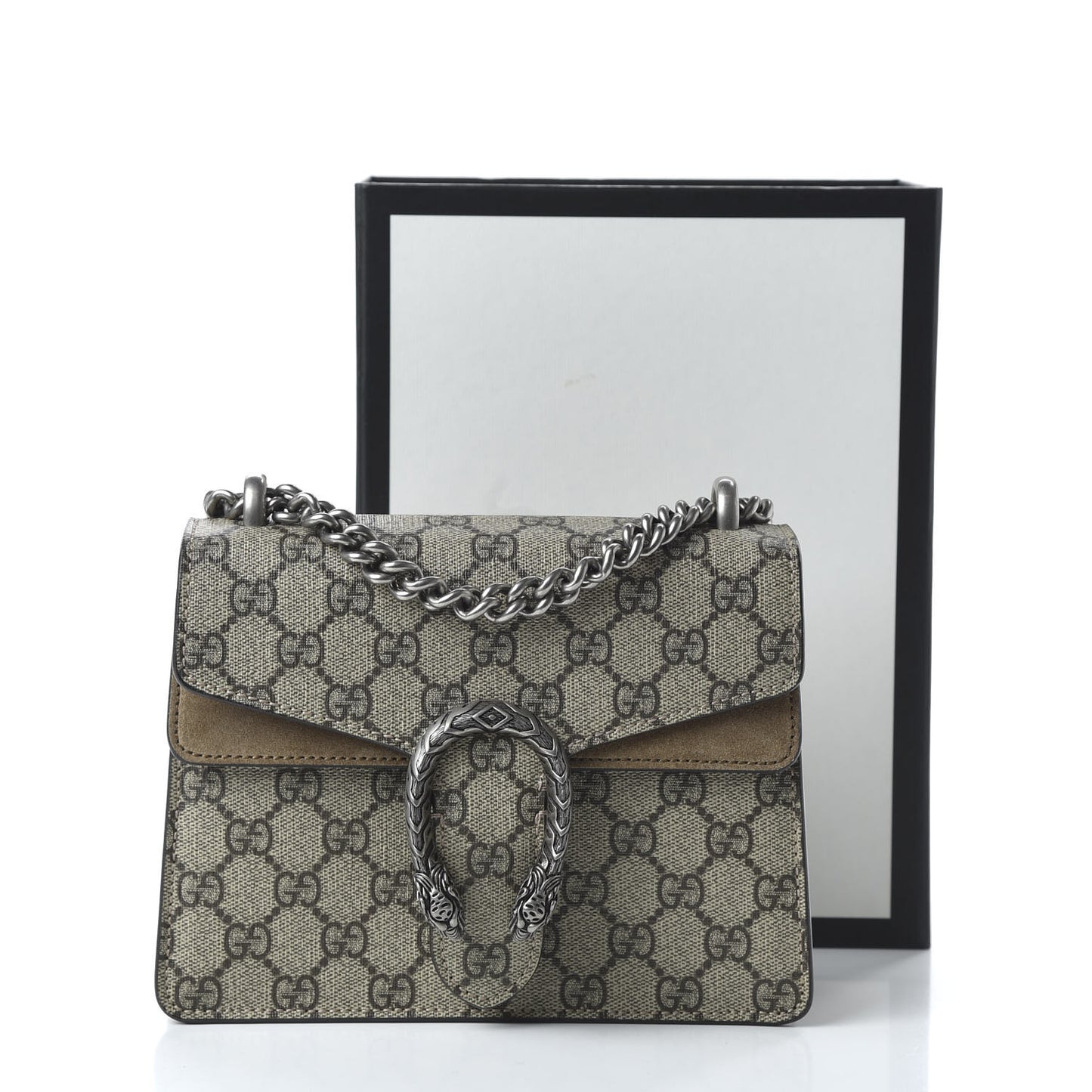 GG Supreme Monogram Mini Dionysus Shoulder Bag Taupe