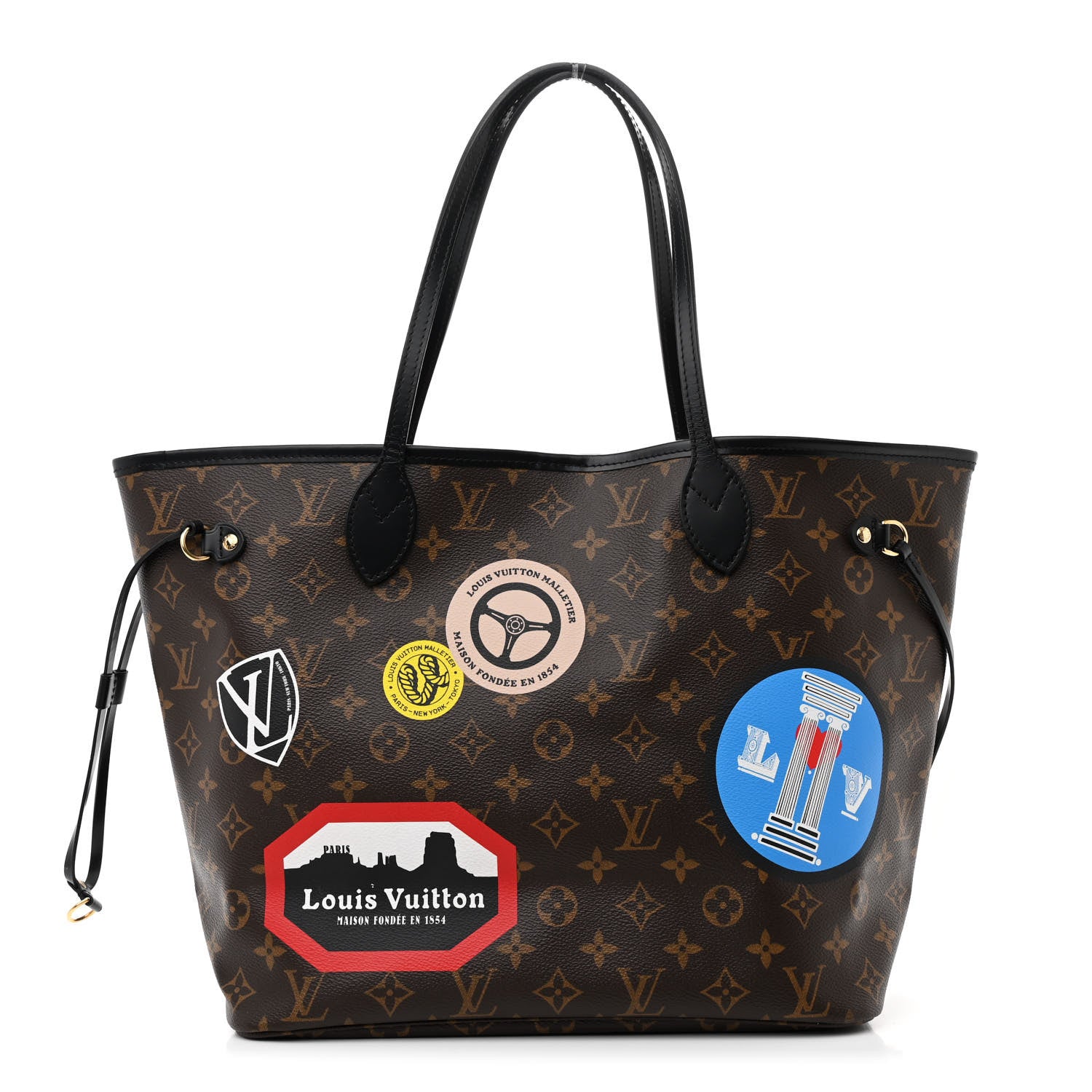 Louis Vuitton Monogram World Tour Neverfull MM 1 of 12