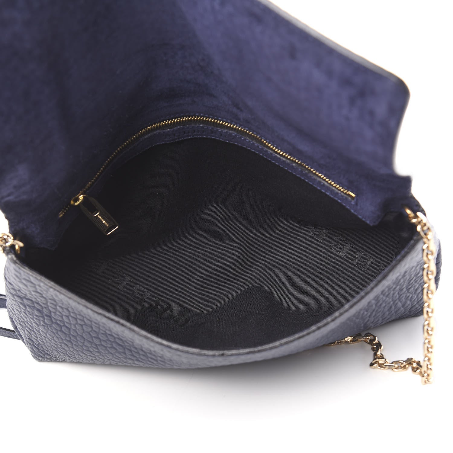 Burberry Signature Grain Medium Mildenhall Crossbody Bag Blue Carbon 5 of 11