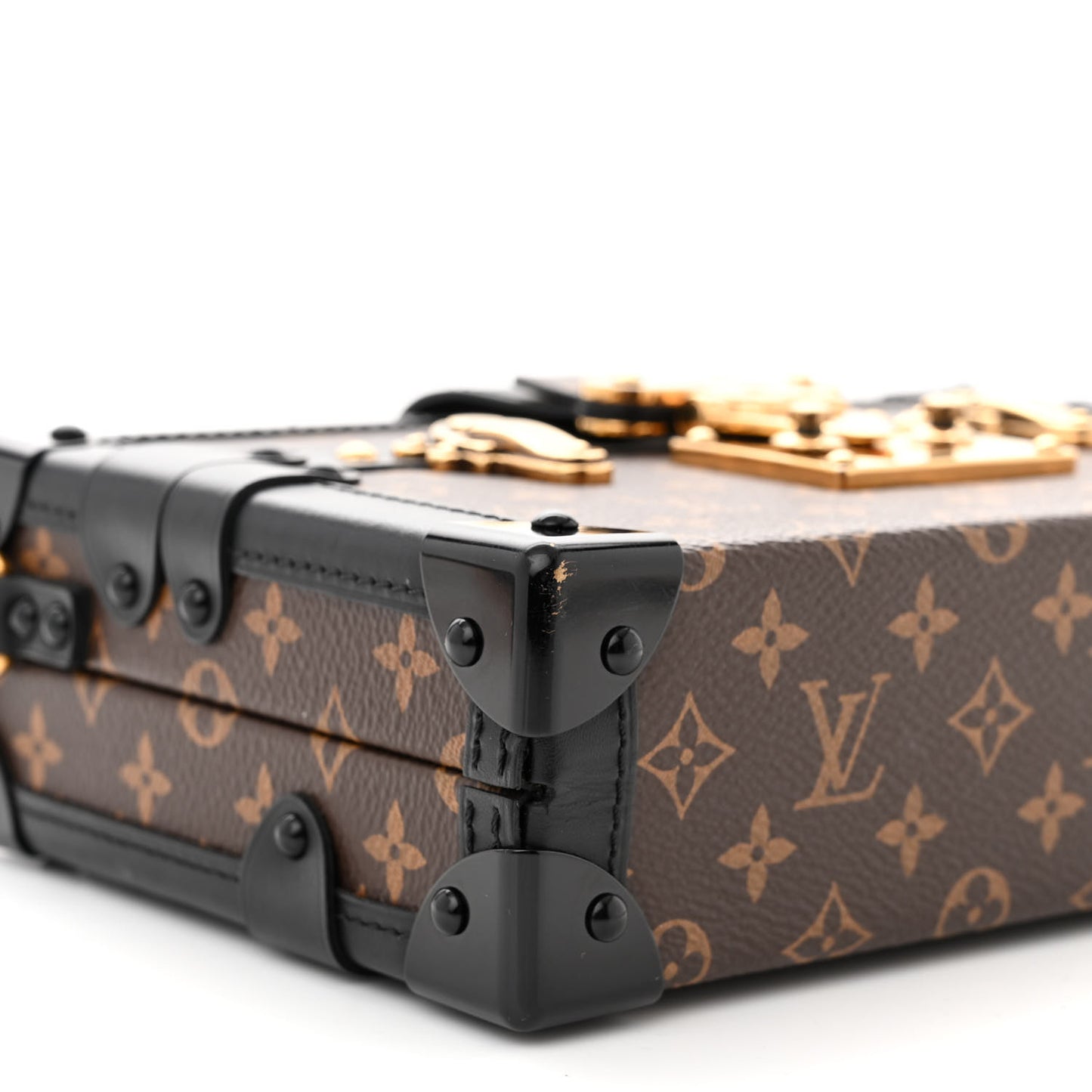 LOUIS VUITTON Monogram Petite Malle Black