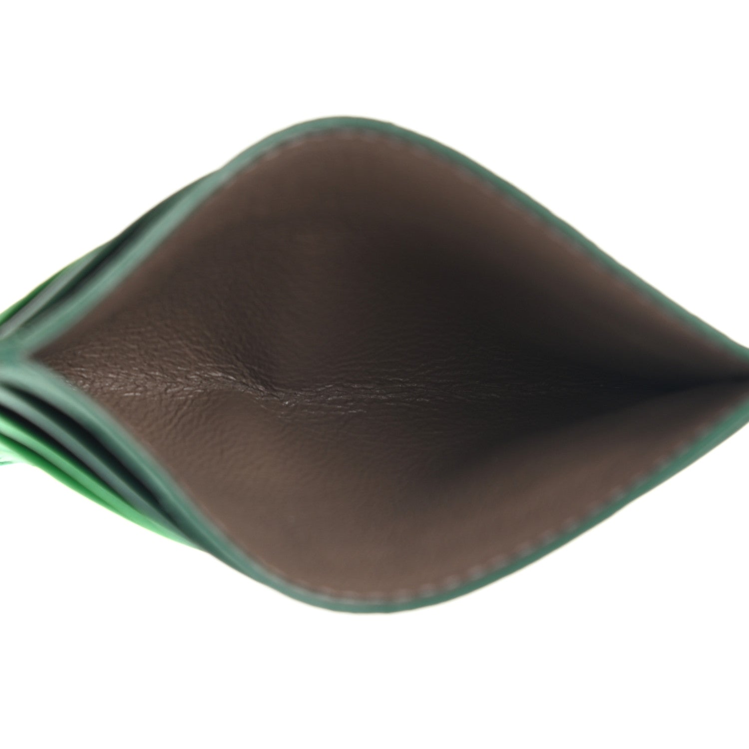 Bottega Veneta Nappa Intrecciato Card Holder Bottle Emerald Parakeet 5 of 7