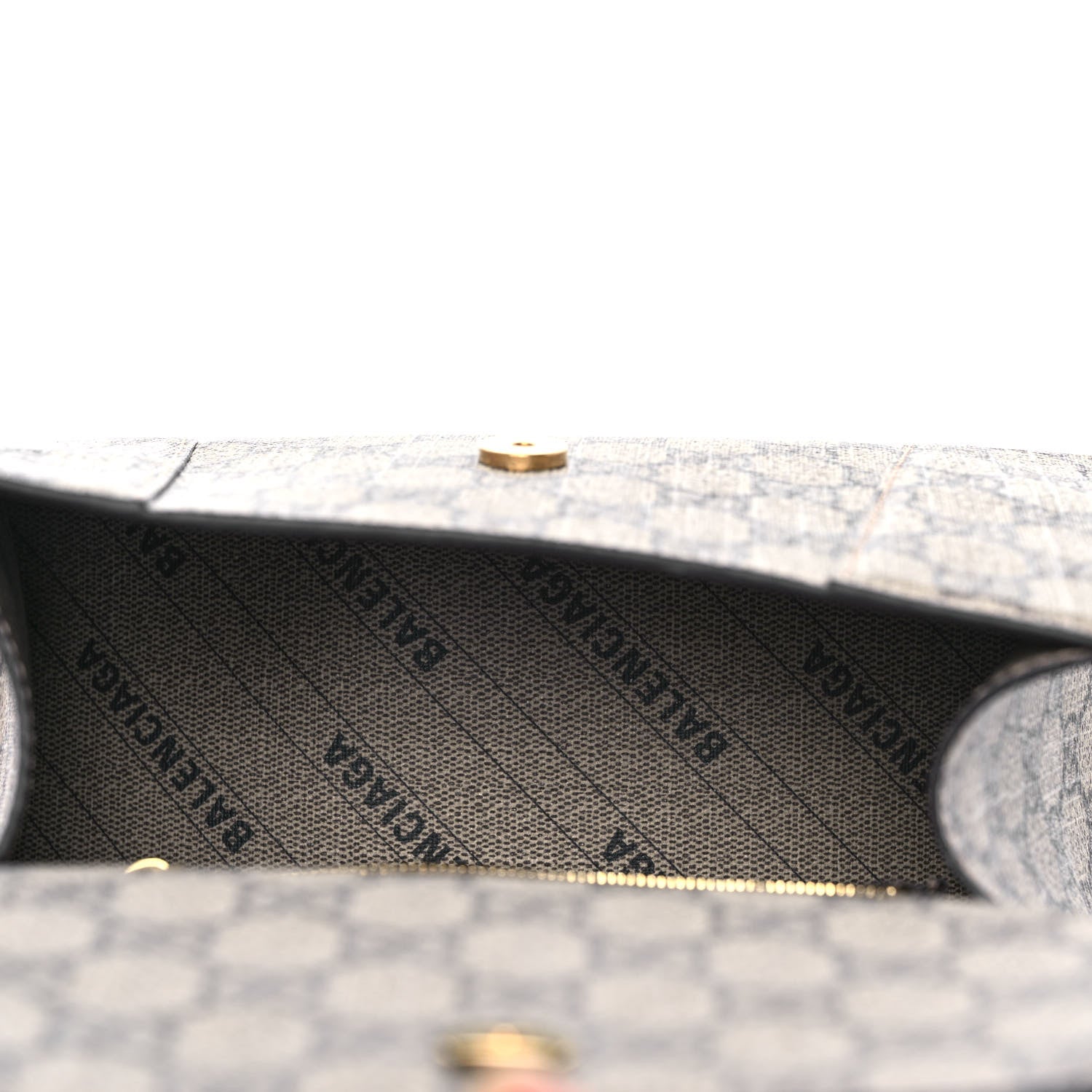 Balenciaga X GUCCI GG Supreme Monogram Small Hourglass Top Handle Bag Beige Ebony 7 of 10