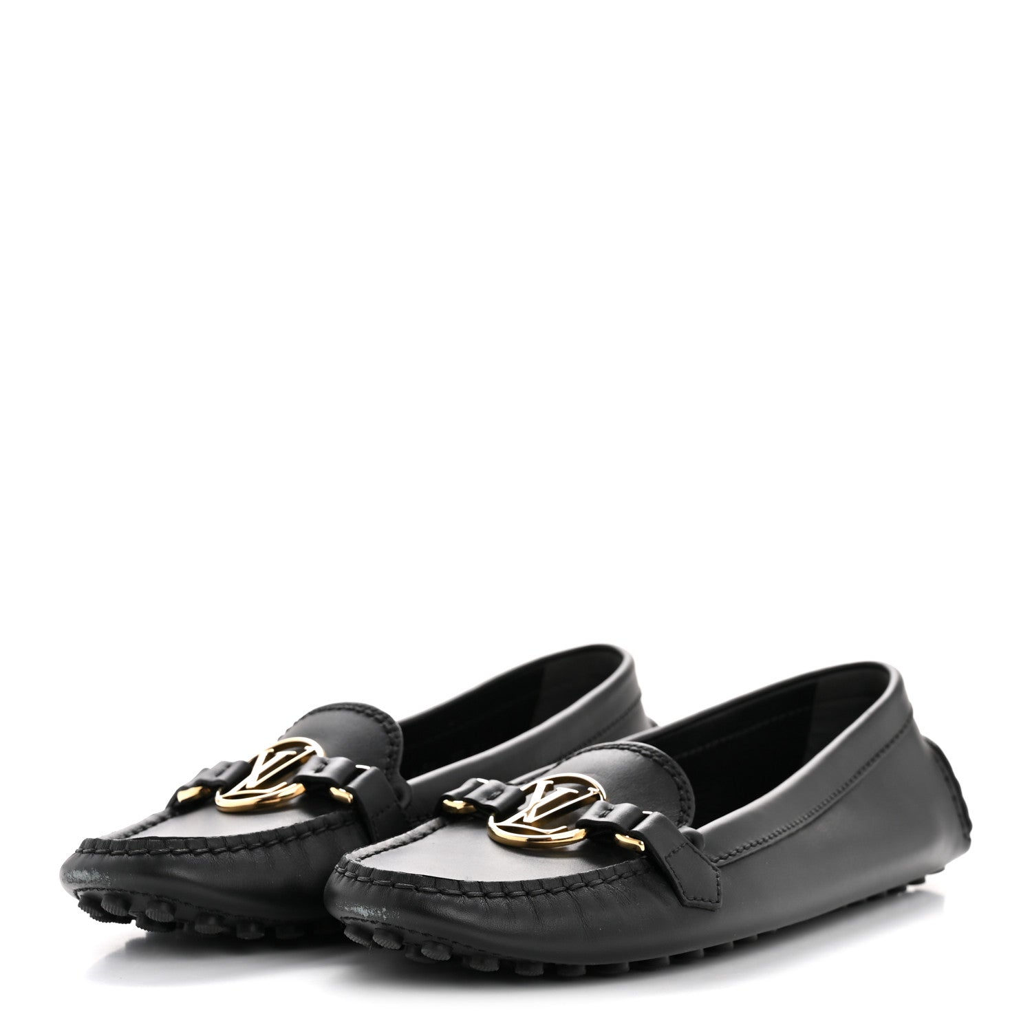Louis Vuitton Calfskin Dauphine Loafers 40 Black 4 of 11