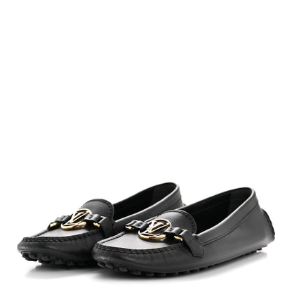 Louis Vuitton Calfskin Dauphine Loafers 40 Black 4 of 11