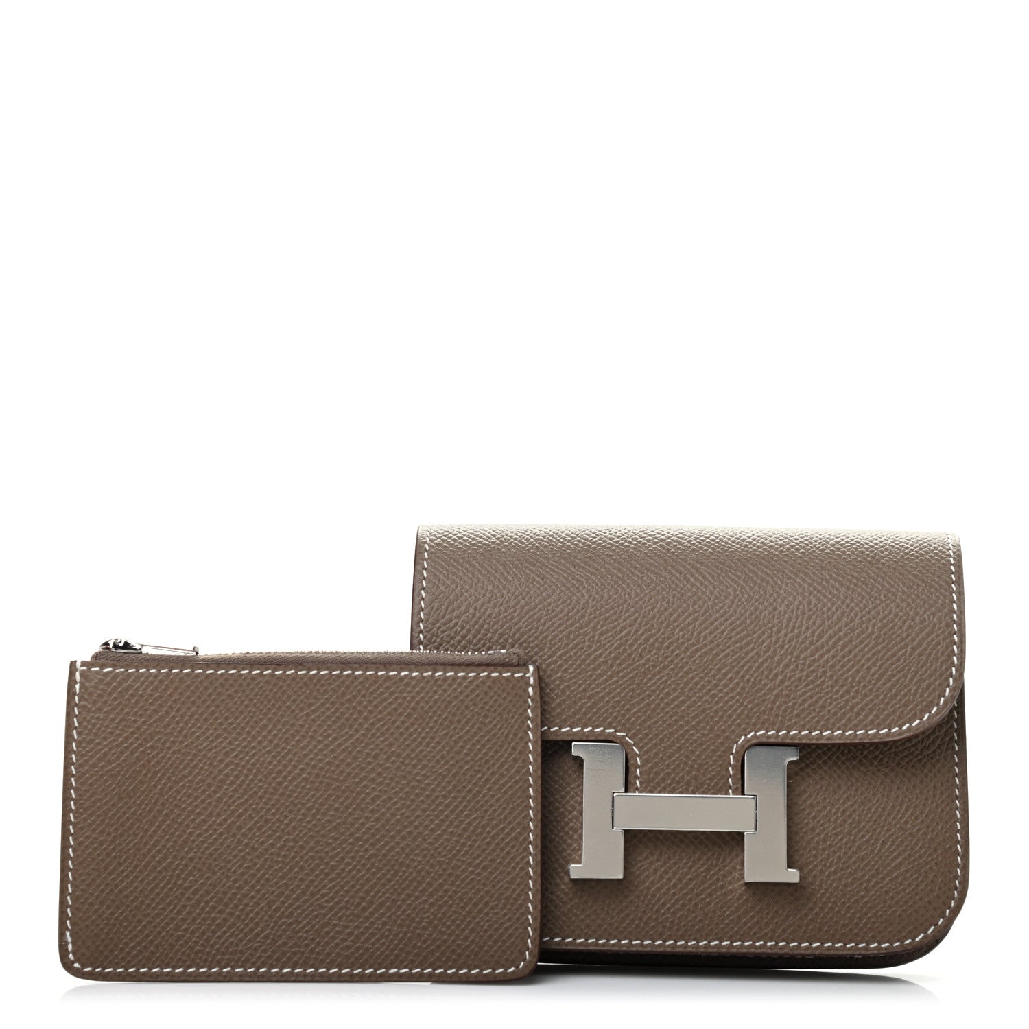 Hermes Epsom Constance Slim Wallet Etoupe 1 of 10