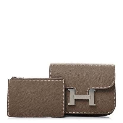 Hermes Epsom Constance Slim Wallet Etoupe 1 of 10