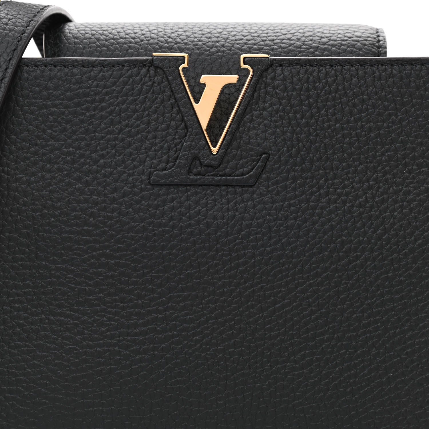 Louis Vuitton Taurillon Capucines BB Black 7 of 10