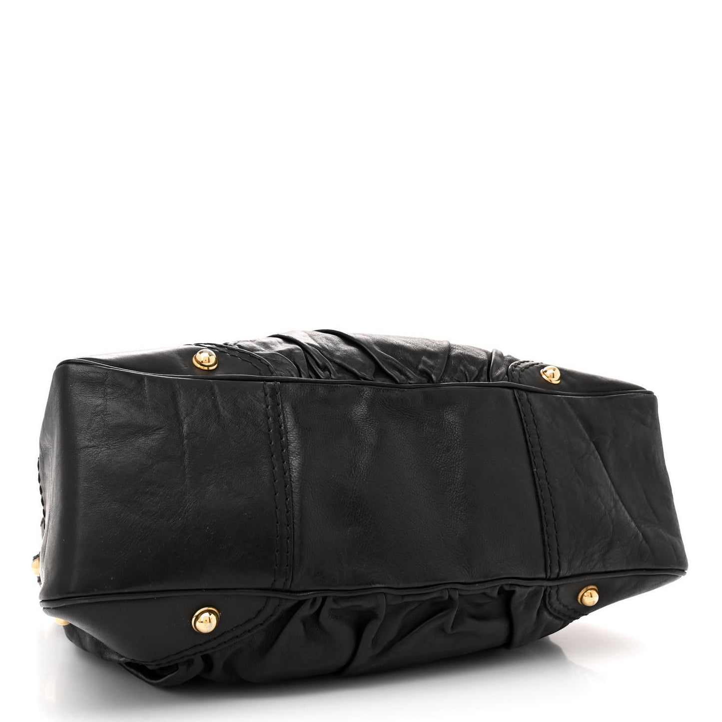 Calfskin Medium Jockey Hobo Black