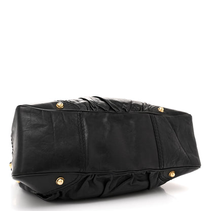 Gucci Calfskin Medium Jockey Hobo Black 4 of 15