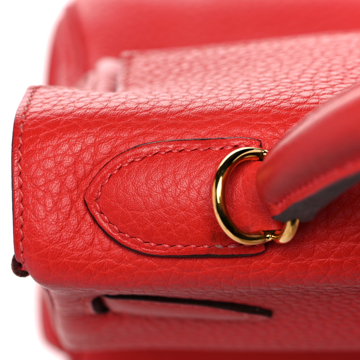Hermes Taurillon Clemence Kelly Retourne 32 Rouge Casaque 9 of 39